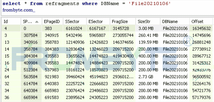 数据库数据恢复—误操作导致SqlServer数据库所在NTFS分区损坏的数据恢复案例_数据恢复_04