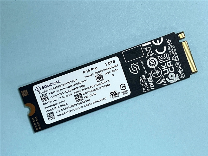 首秀就冲上PCIe 4.0 SSD巅峰！Solidigm P44 Pro 1TB评测：缓外也有1.4GB_平均存取时间_05