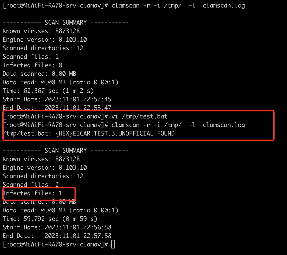 Linux 服务器安全攻防 - 病毒查杀_clamav_02