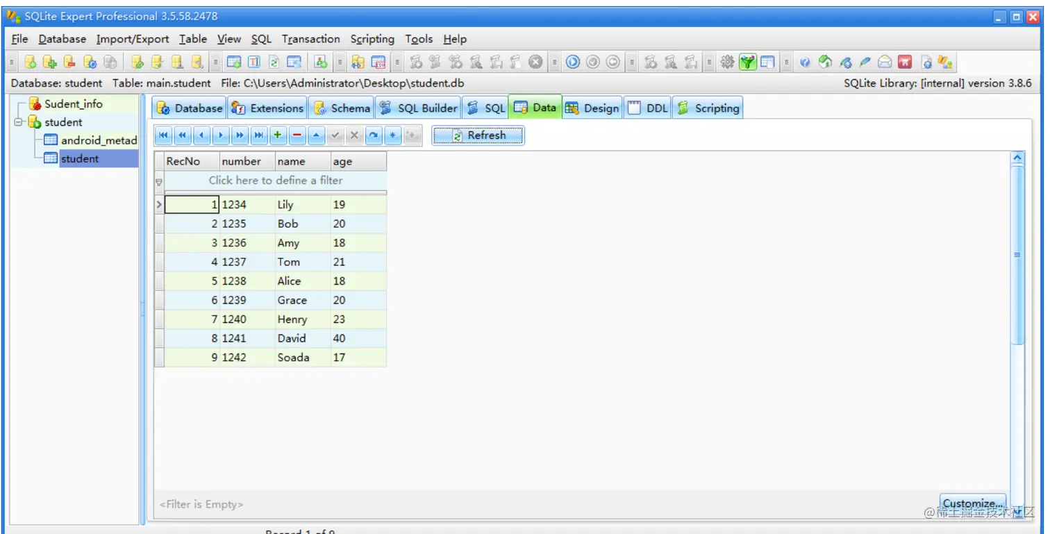 SQLite数据库实现数据增删改查_程序员_02
