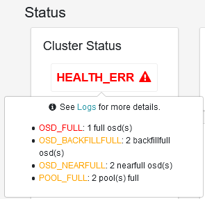 Ceph Health_err osd_full等问题的处理_ci