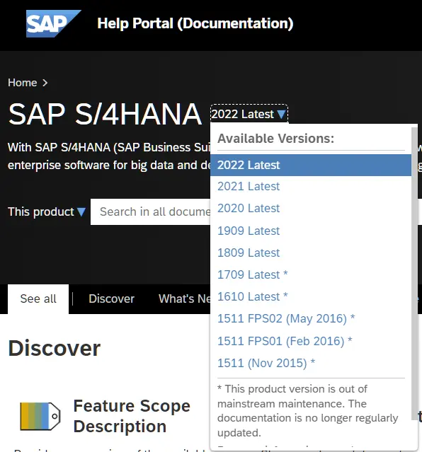 关于 SAP S/4HANA 的版本号机制_Cloud