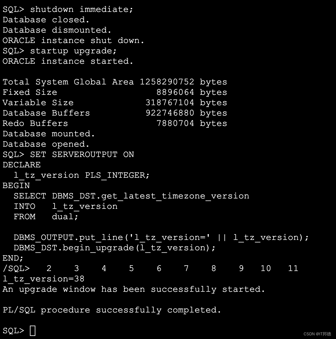 Oracle故障案例之-19C时区补丁DSTV38更新_原力计划_05