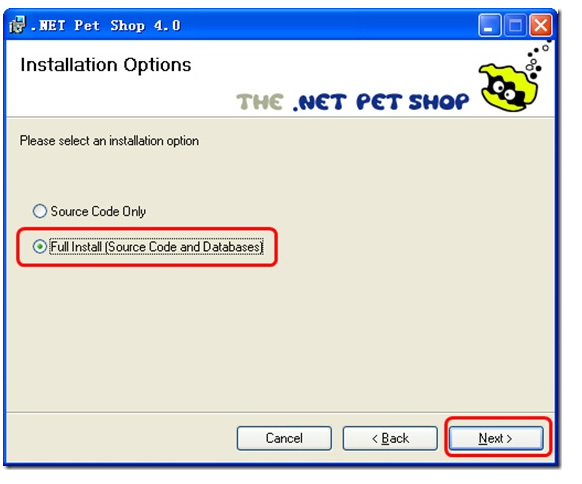 一步一步安装 Microsoft .NET Pet Shop 4.0_Web_04