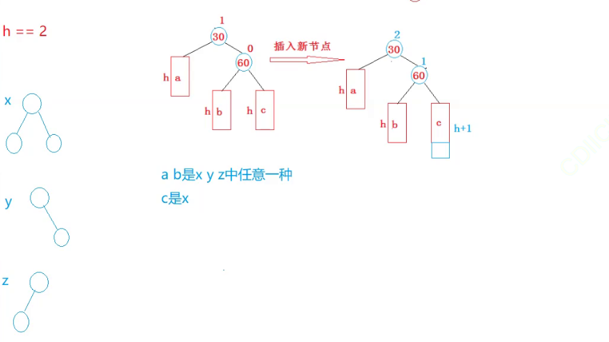 AVL树节点插入方式解析（单旋转和双旋转）_二叉搜索树_18