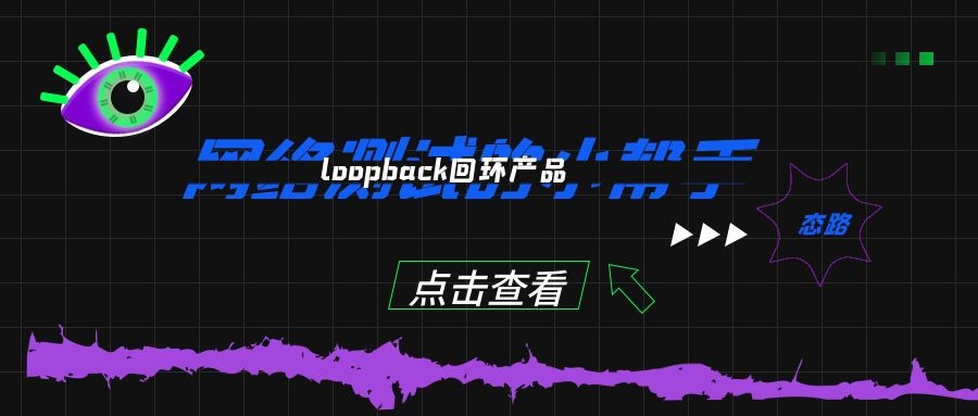 态路小课堂丨Loopback回环产品—网络测试的小帮手_网络设备_02