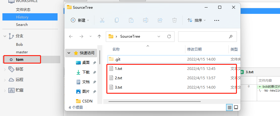 Git 管理工具 SourceTree 的使用（上手简单，不熟悉git命令的开发者必用）