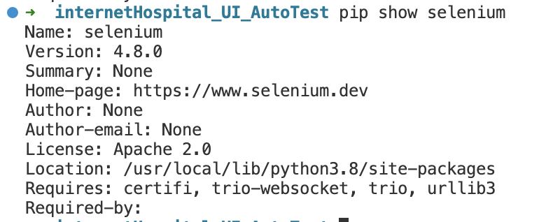 python3+selenium 自动化 selenium安装、查看及更新版本_版本信息_02