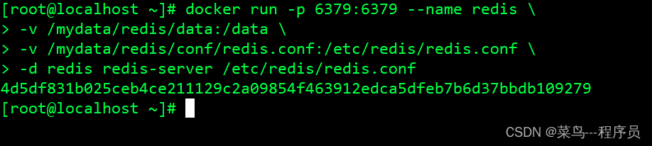 一文教会你如何在Linux系统中使用Docker安装Redis 、以及如何使用可视化工具连接【详细过程+图解】