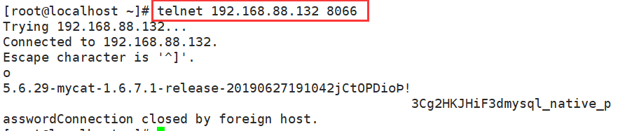 使用telnet命令检测端口是否正常报错“telnet: connect to address 192.168.88.132: Connection refused“