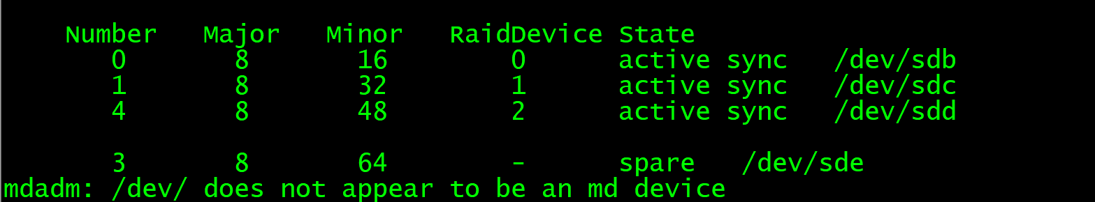 DISK（RAID5和LVM）配置