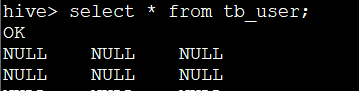 Hive | 加载数据后，出现字段显示为 NULL的问题