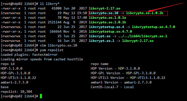 ImportError: /lib64/libcrypto.so.10: version `OPENSSL_1.0.2‘ not found 或者/lib64/libcrypto.so.10