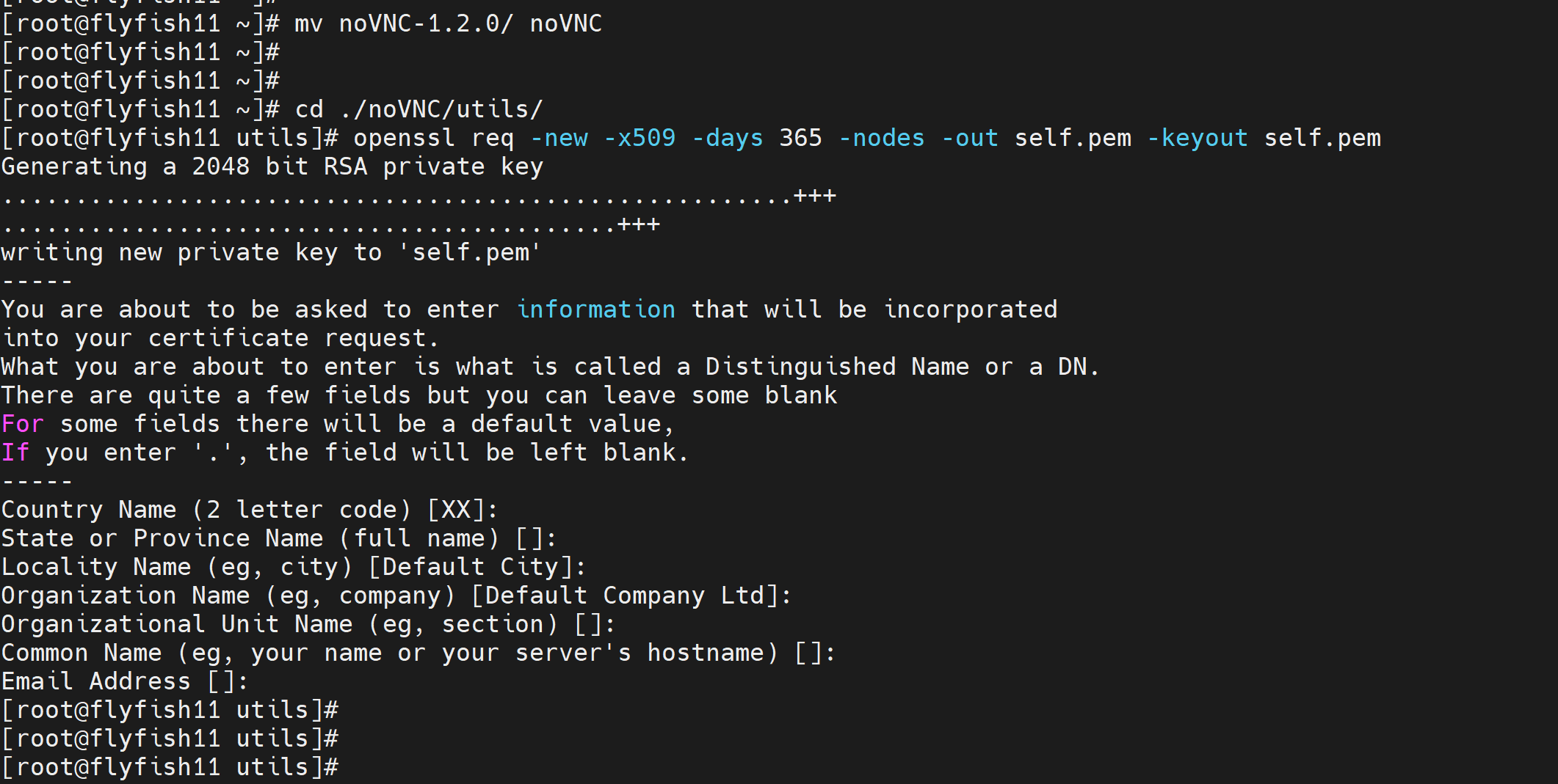 CentOS7.9x64 安装novnc 实现web远程桌面代理