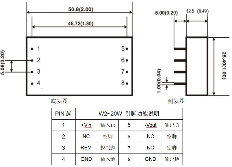 DC-DC模块电压直流线性可调升压负电压输出5v12v24v48v转0-负1000V/-800V/-600V/-500V/-400V/-200V/-100V_负电压输出_04