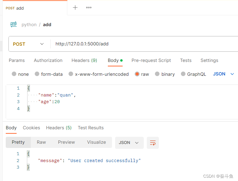 python：使用Flask-SQLAlchemy对数据库增删改查的简单示例_User