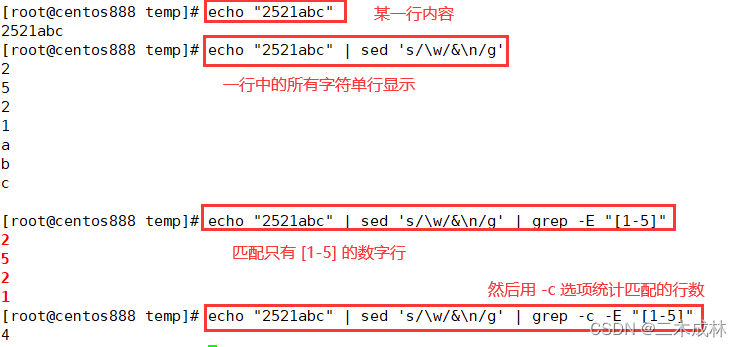 Linux脚本练习之script070-打印每一行出现的数字个数