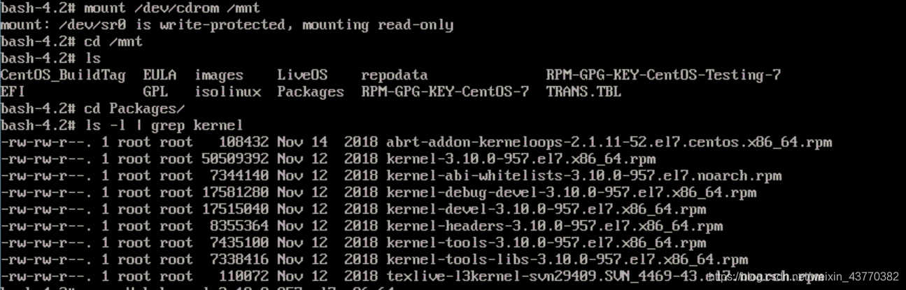 Centos7.4升级7.9失败，救援：/boot目录下文件丢失error: file ‘/initramfs-3.10.0-957.el7.x86_64.img‘ not found_子目录_05