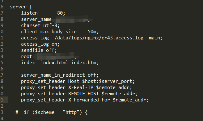 nginx反向代理request.getHeader(\"x-forwarded-for\")为null，且request.getRemoteAddr()为本机地址