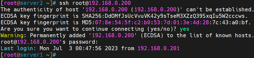 CentOS 7.9配置SSH白名单用户、白名单IP和基于公钥认证实现免密登录_SSH_09