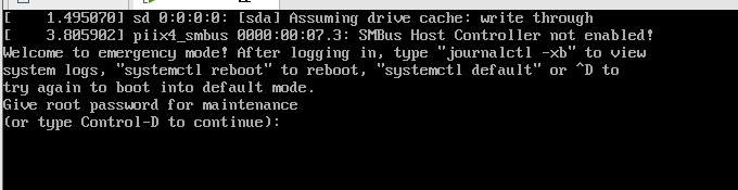 entos7报错SMBus Host Controller not enabled!_解决方法