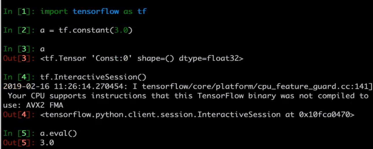 TensorFlow之会话