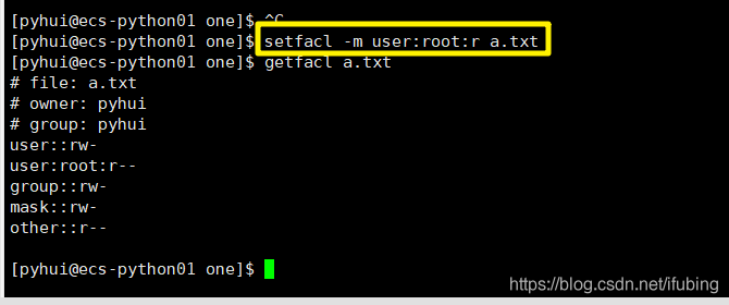 linux-facl权限入门-设置与查看facl权限_root权限_12
