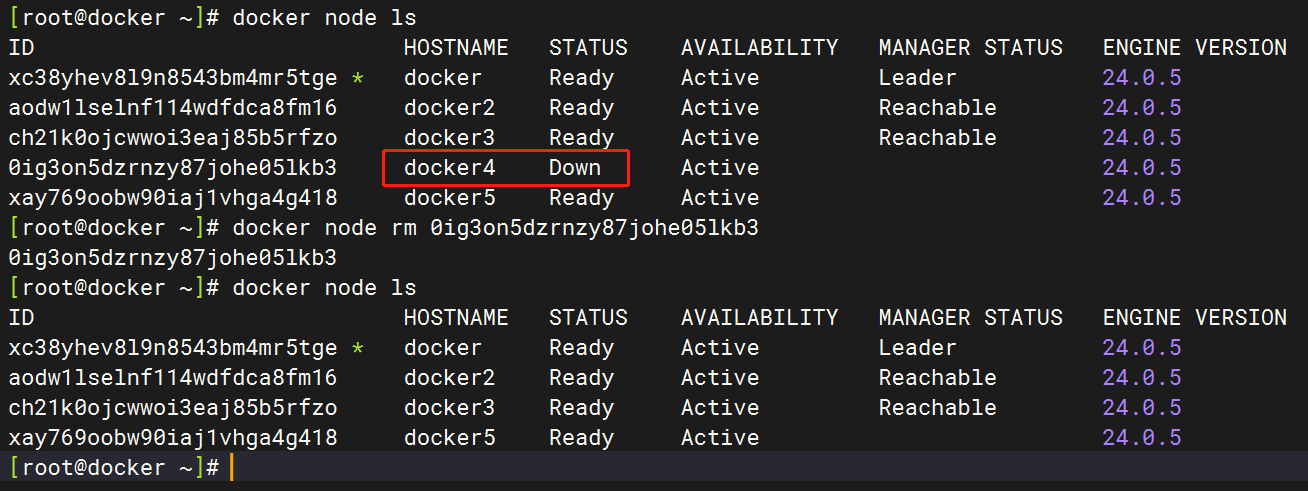 Docker Swarm 节点维护_无法删除_08