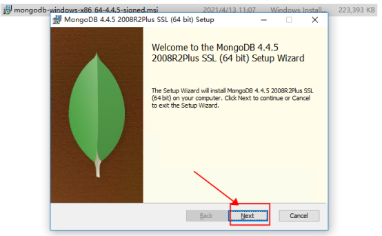Windows安装MongoDB