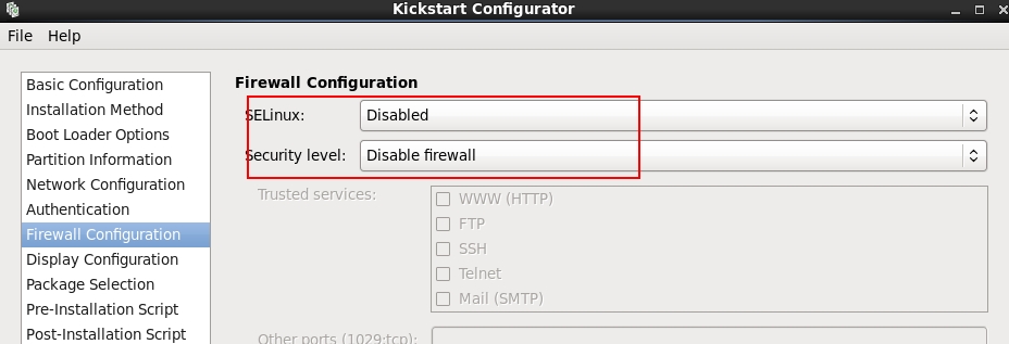 kickstart安装linux