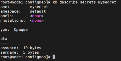 k8s实验-Configmap和Secret