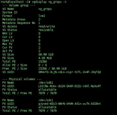 linux学习-添加多个硬盘和lvm配置_配置_08