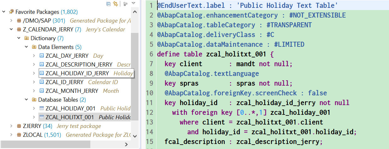 如何在SAP云平台ABAP编程环境里创建text table