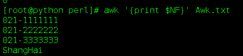 linux学习-awk工具