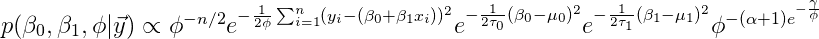 R语言中Gibbs抽样的Bayesian简单线性回归_R语言教程_15
