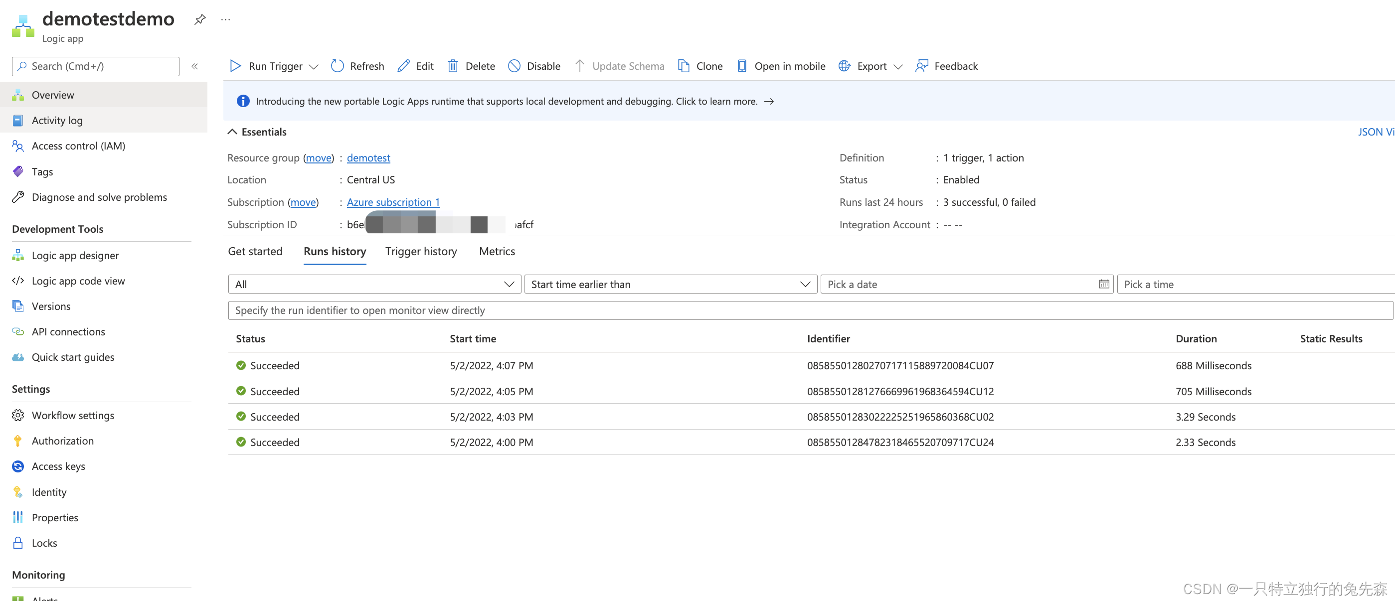 【Microsoft Azure 的1024种玩法】三十一.使用Azure Logic App 创建基于计划定期执行邮件发送的自动化工作流_microsoft_25