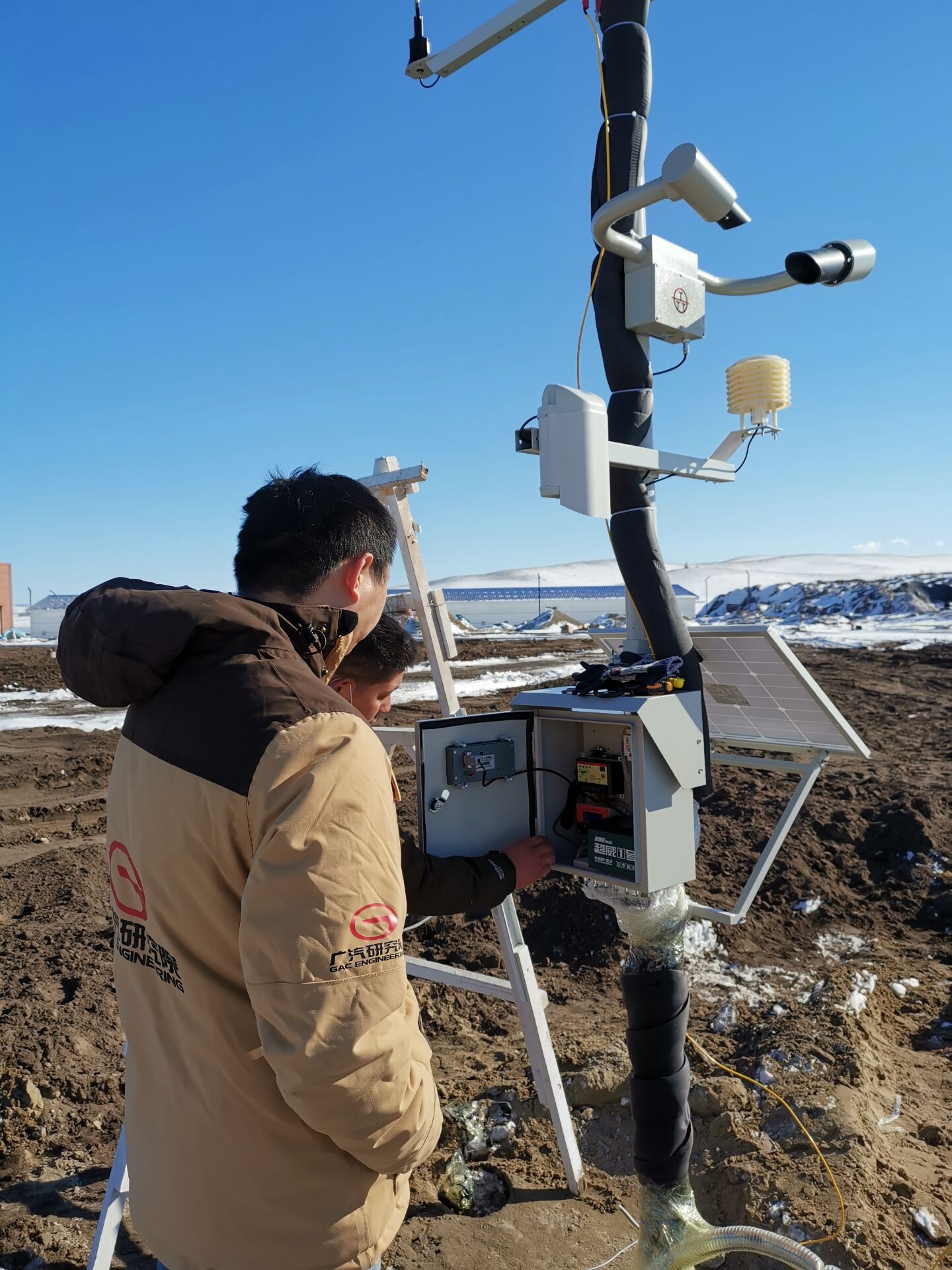 激光雪深探测仪雪深监测站_环境温度
