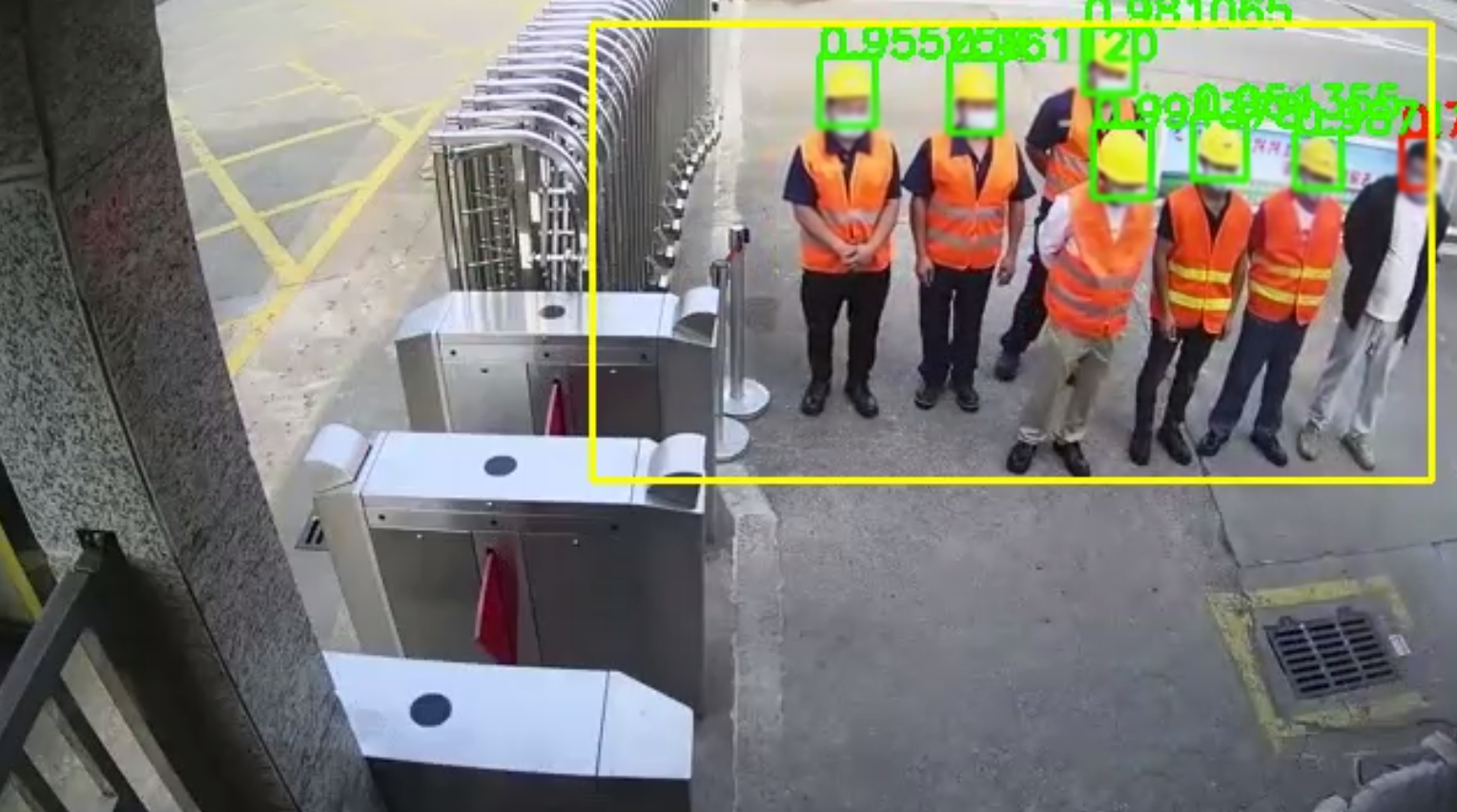 羚通视频智能分析平台建筑工地安全帽识别 矿区智能安全帽算法检测_安全管理