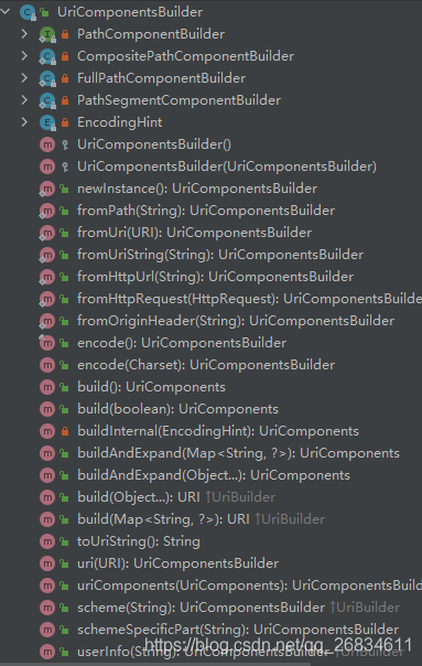 【开发心得】使用UriComponentsBuilder/UriComponents构建请求url_传递参数
