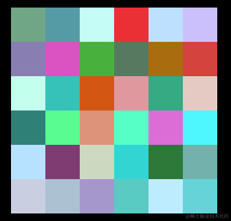 【动画进阶】单标签下多色块随机文字随机颜色动画_CSS_04