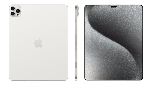 苹果史上最大号平板要来了！iPad Pro 14.1外观出炉：首次用上灵动岛_设计语言_02