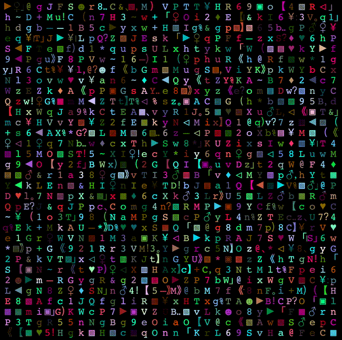 【动画进阶】单标签下多色块随机文字随机颜色动画_SCSS_02