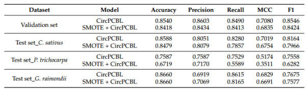 CircPCBL:用CNN-BiGRU-GLT模型鉴定植物circrna_性能比较_15