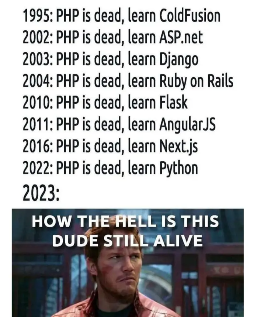 PHP到底死了吗_编程语言