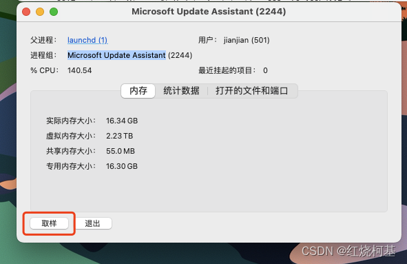 Microsoft Update Assistant导致 MAC 电脑内存占用过高解决方案_自动更新_03