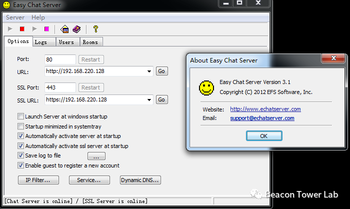 Easy Chat Server栈缓冲区溢出漏洞CVE-2023-4494分析与复现_Server