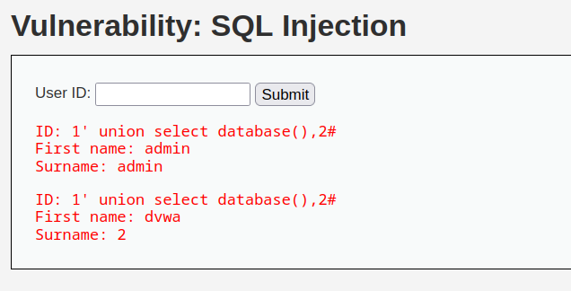 DVWA SQL Injection注入_字段_08