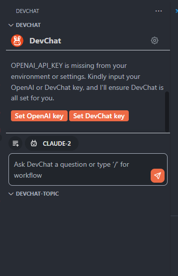 DevChat 编程助手：提高编程效率的新利器 ！_devchat_17