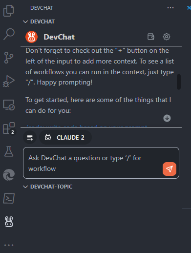 DevChat 编程助手：提高编程效率的新利器 ！_devchat_18