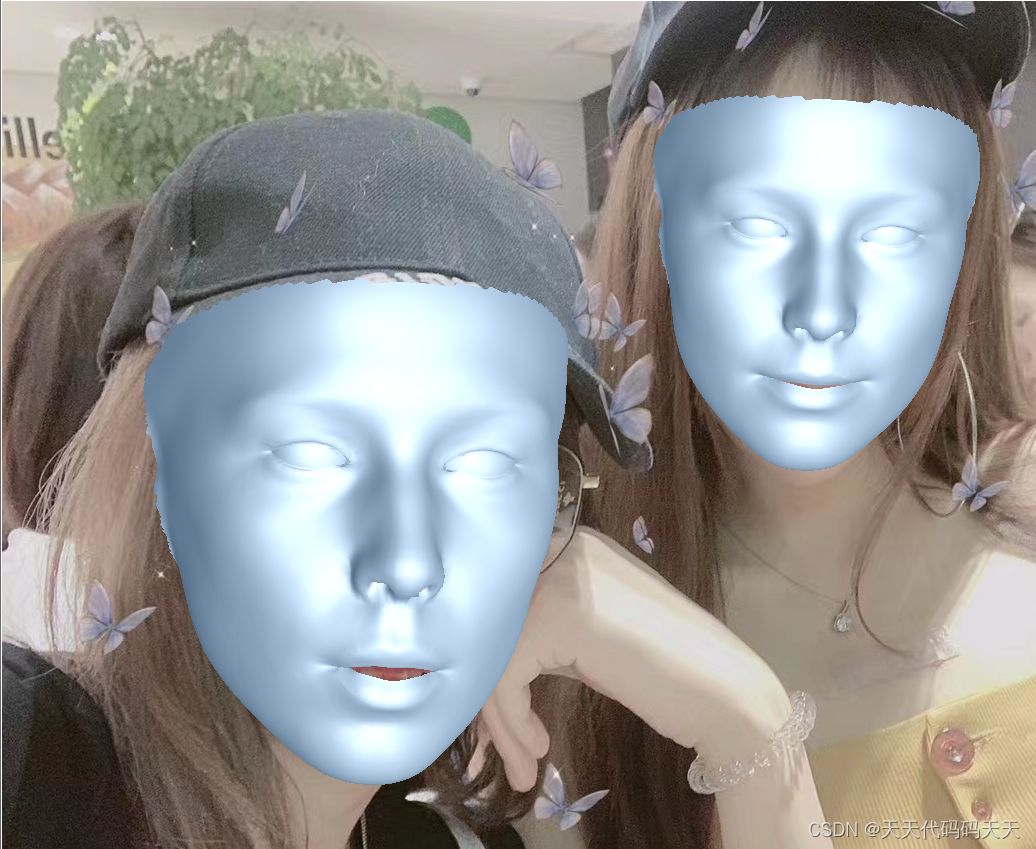 C# Onnx Dense Face 3D人脸重建，人脸Mesh_人脸Mesh_04